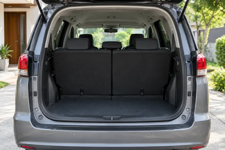 MPV rear space as enquiry context. Illustrative customer context.